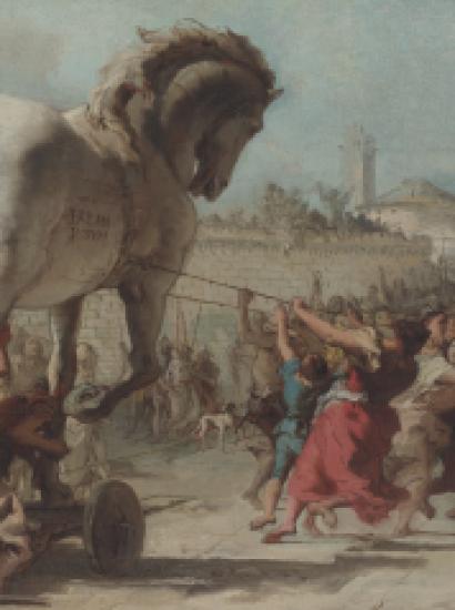 The Procession of the Trojan Horse in Troy