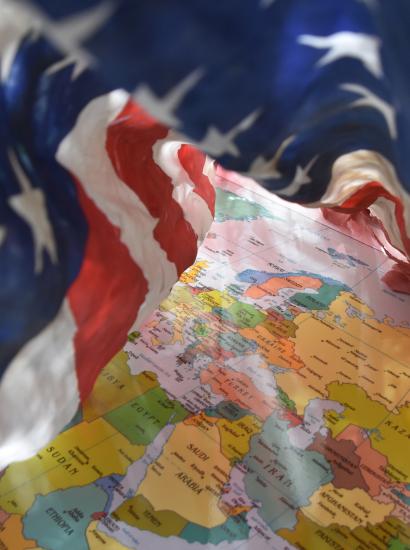 US Flag Foreign Policy    image