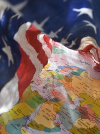 US Flag Foreign Policy    image