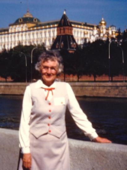 Dorothy Kilian in Moscow, 1986