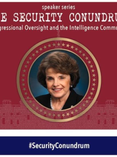 Image for Security Conundrum: An Evening With Senator Dianne Feinstein