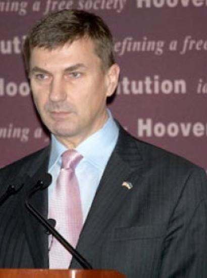 Image for Estonia Prime Minister Featured Speaker at Hoover Institution Retreat