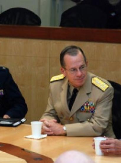 Image for Admiral Michael Mullen visits Hoover