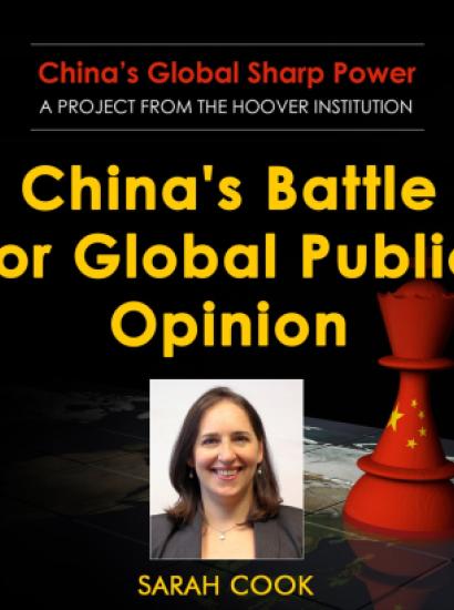 Image for China's Battle For Global Public Opinion