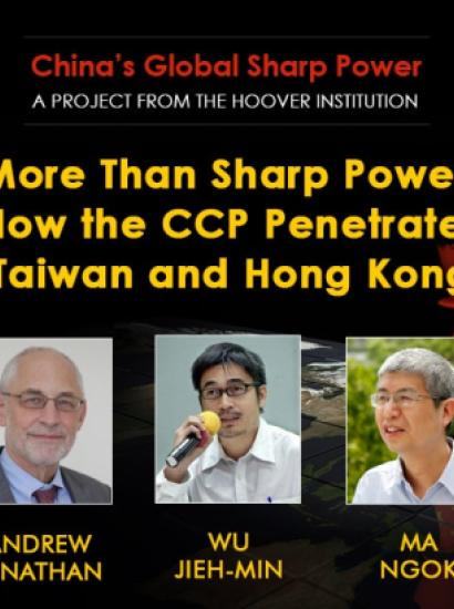 Image for More Than Sharp Power: How The CCP Penetrates Taiwan And Hong Kong