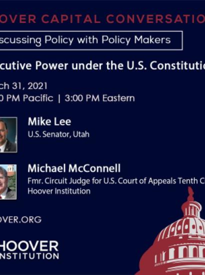 Image for Executive Power Under The U.S. Constitution