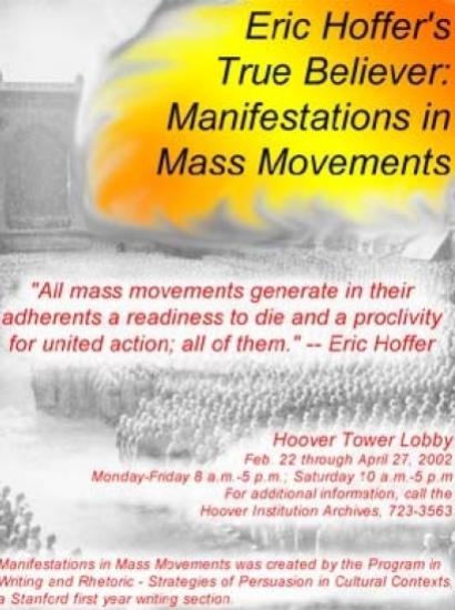 Image for Eric Hoffer's The True Beliver: Manifestations in Mass Movements