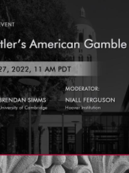 Image for Book Talk: Hitler’s American Gamble