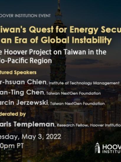 Image for Taiwan's Quest For Energy Security In An Era Of Global Instability