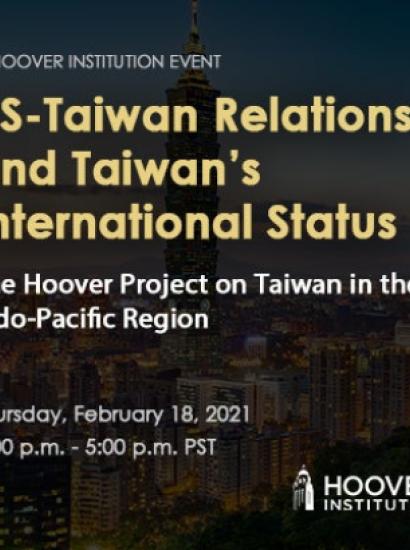 Image for US-Taiwan Relations And Taiwan’s International Status