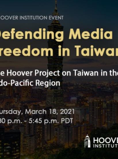 Image for Defending Media Freedom In Taiwan