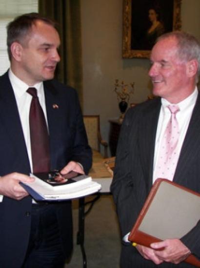Image for Waldemar Pawlak, Deputy Prime Minister of Poland and Minister of Economy, visited the Hoover Institution
