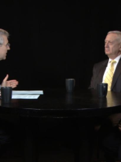 Hoover fellow Peter Robinson interviews Jim Hake and General Jim Mattis