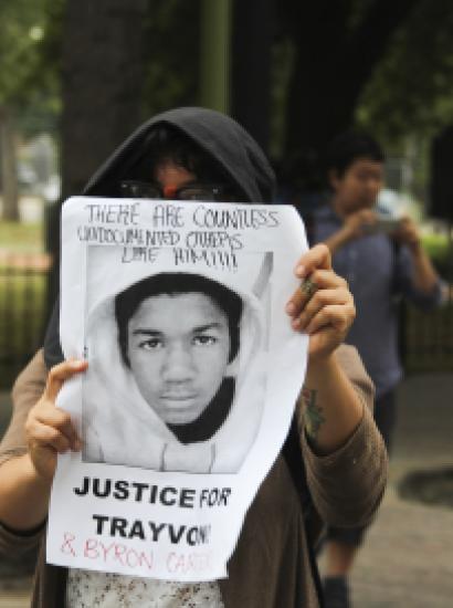 Trayvon Martin protest in Austin, Texas