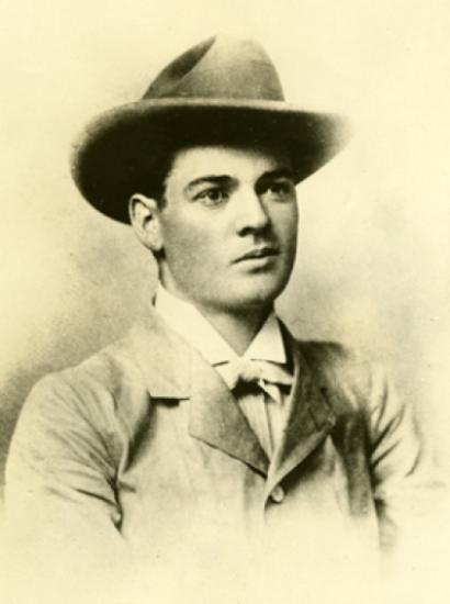 Herbert Hoover poses for his portrait at a studio in Perth, Western Australia