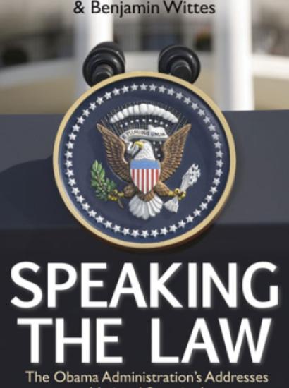 Speaking the Law book cover