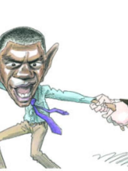 Carter, Obama, and Clinton cartoon