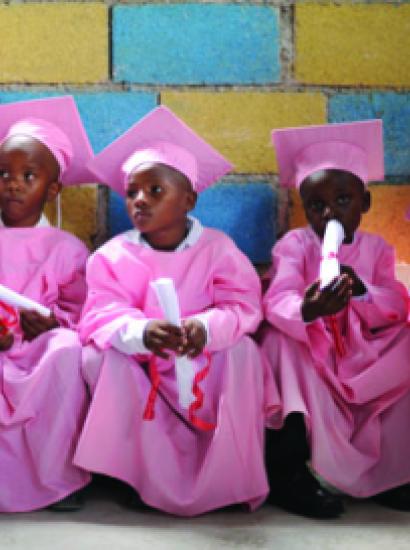 Haitian kindergartners