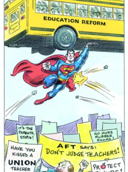 Education Reform Superman