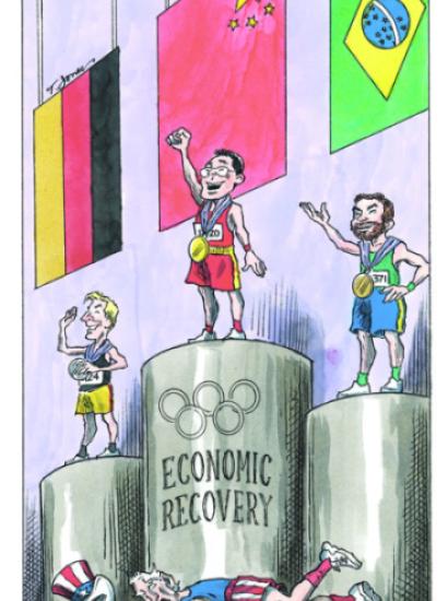 Economic Recovery cartoon