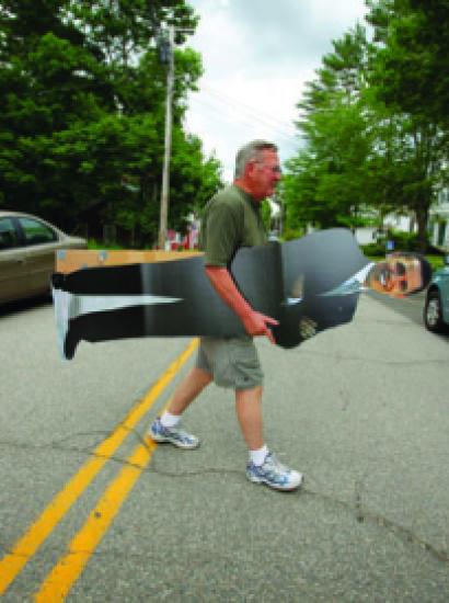 New Hampshire voter John Hogan