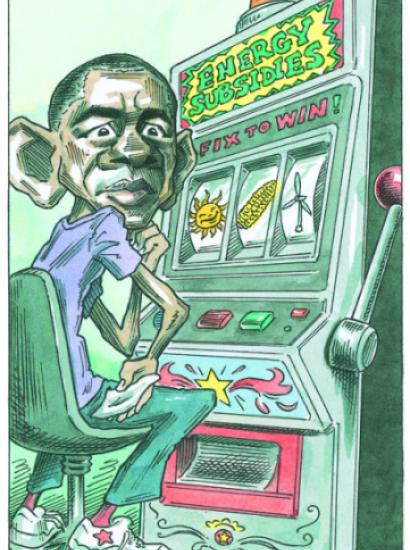 Obama sitting at energy subsidies jackpot 