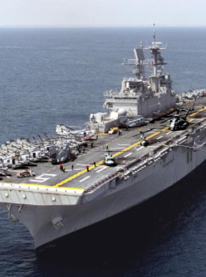 USS Bataan (LHD-5), a Wasp-class amphibious assault ship.