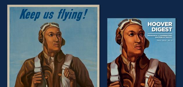 Comparison of Poster US 7434 and Hoover Digest cover