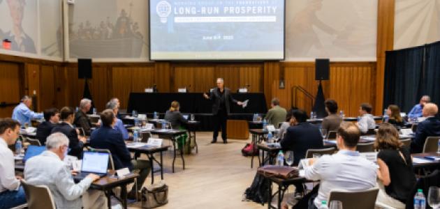 The Hoover Institution hosts Inputs to Prosperous Economies: Spring 2023 Conference Of The Working Group on the Foundations of Long-run Prosperity on June 8–9, 2023.