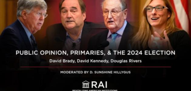 Public Opinion, Primaries, and the 2024 Election 
