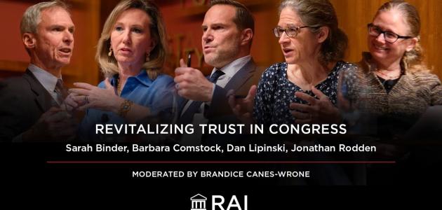 Revitalizing Trust in Congress
