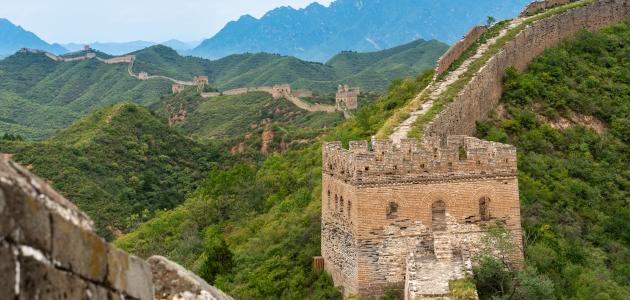 The Great wall of China stock photo