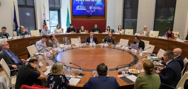 The Hoover Program on the Foundations of Economic Prosperity hosted the Banks and Beyond conference on April 3–4, 2025, convening scholars and industry leaders from across the country.