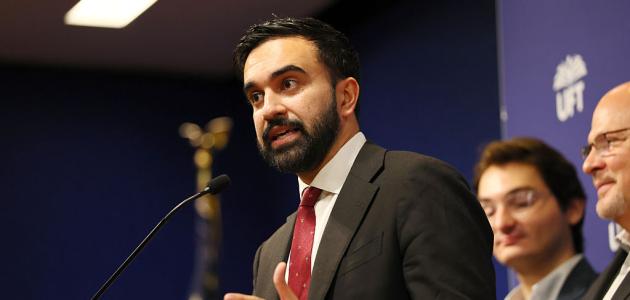 New York Mayoral Candidate Zohran Mamdani Celebrates Teachers Union Endorsement