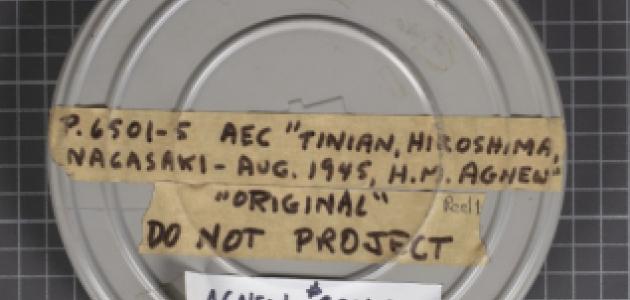 Agnew Footage of Hiroshima and Nagasaki Reformatted 