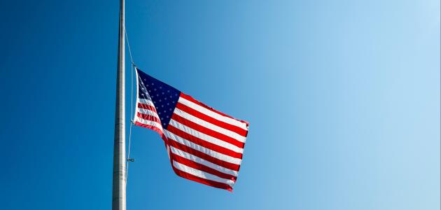 US Flag Half Mast