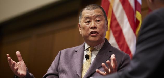 Jimmy Lai at Hoover, October 2019