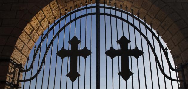 Mor Gabriel Syriac Monastery near Midyat town, southeastern Turkey - stock photo