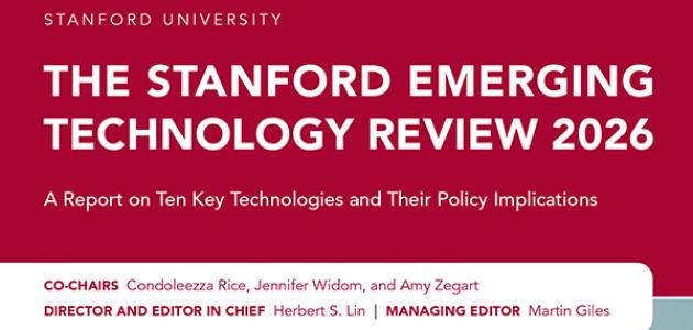 The Stanford Emerging Tech Review 2026 cover