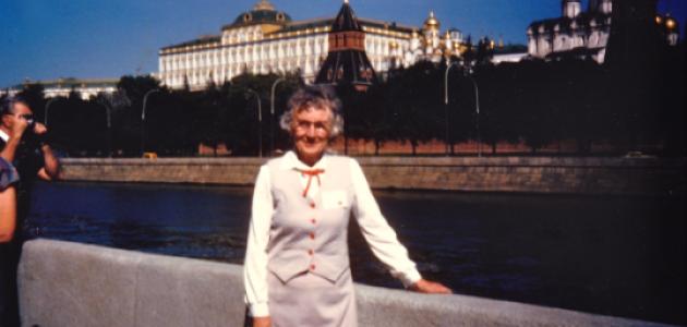 Dorothy Kilian in Moscow, 1986