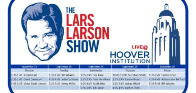 Image for Lars Larson Show Broadcasting Live from Hoover