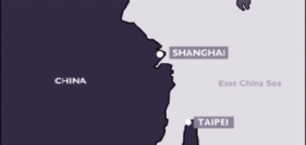 Map of China and Hong Kong