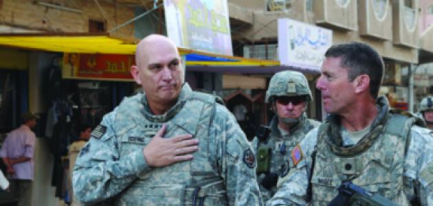 General Ray Odierno and Army officer Joseph McGee