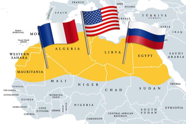 US France Russia in Sahel