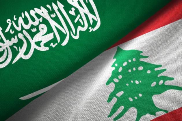 SaudiLebanon flags