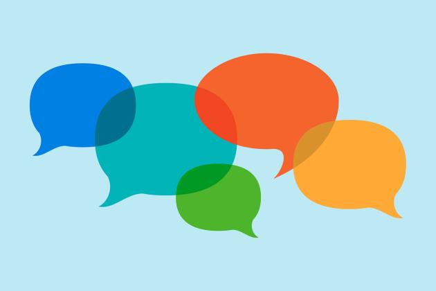 Speech Bubbles Concept stock illustration