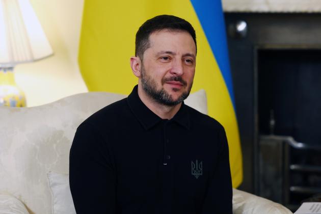 Ukrainian President Zelensky Visits Downing Street Ahead Of European Leaders Summit