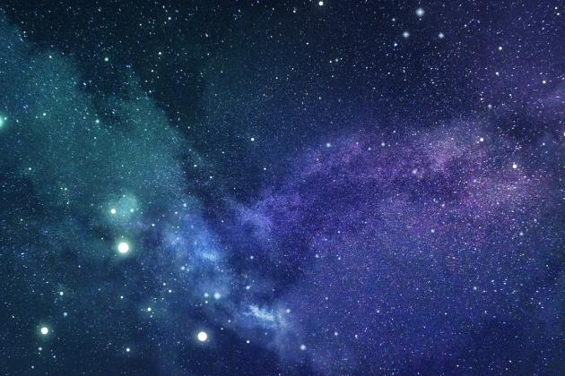 Space Stars, Nebula, Universe Background stock photo