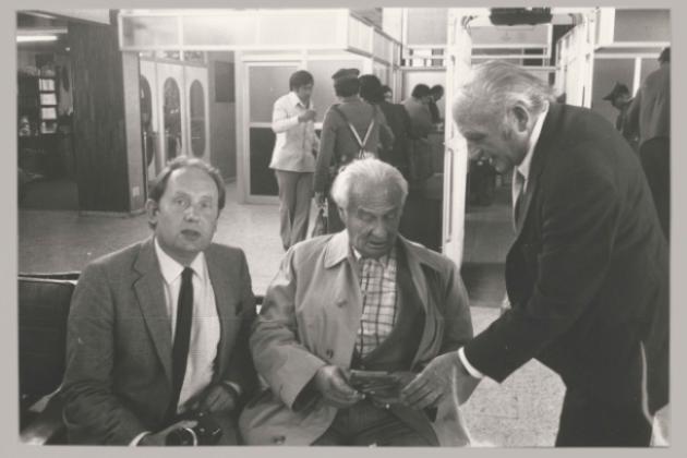Gerd Heidemann, Karl Wolff, and Klaus Barbie
