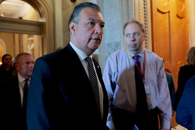 California Sen. Padilla Delivers Speech On Removal From DHS Press Conference
